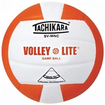Tachikara Tachikara SVMNC.ORW Volley-Lite Volleyball - Orange-White SVMNC.ORW